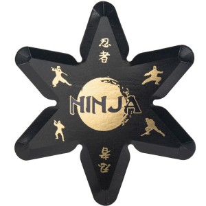 Tema di compleanno Ninja Nero e Oro per il tuo bambino - Annikids