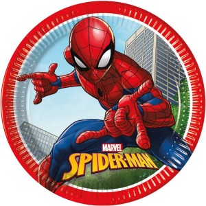 Scatola per feste di Spiderman Crime Fighter